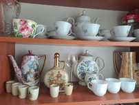 Porcelana prl komplety dobry stan