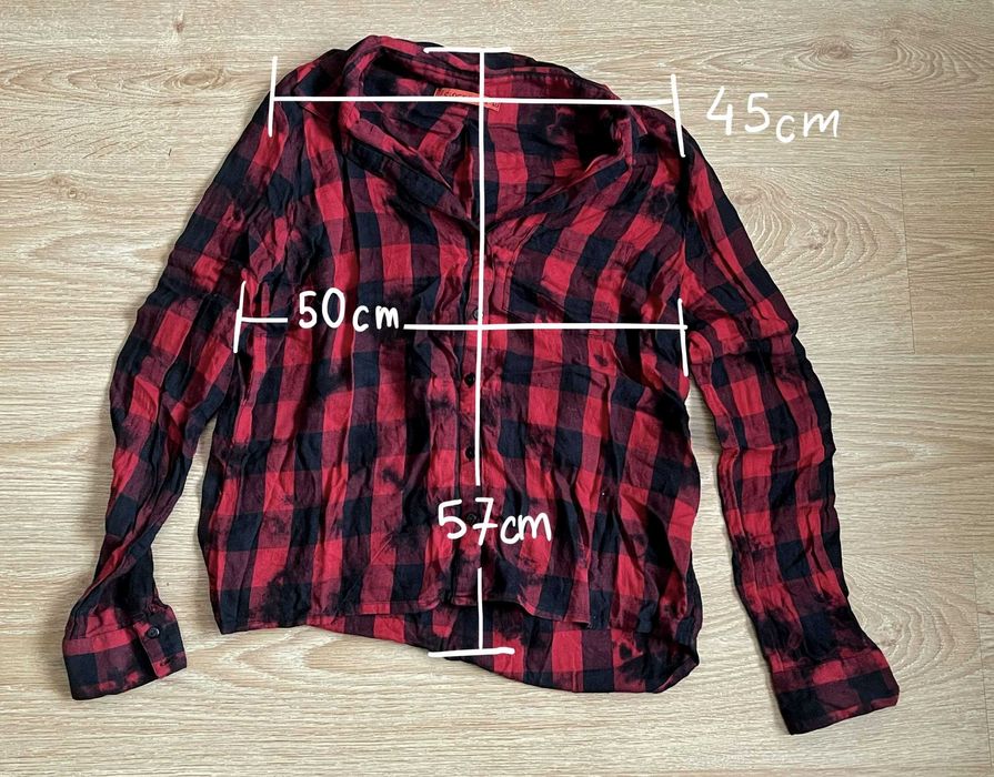 Camisa algodão xadrez grunge C&A Clock house, 40