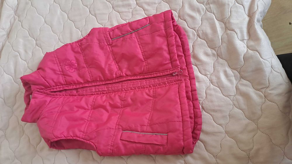 Kamizelka - bezrękawnik dziewczęcy