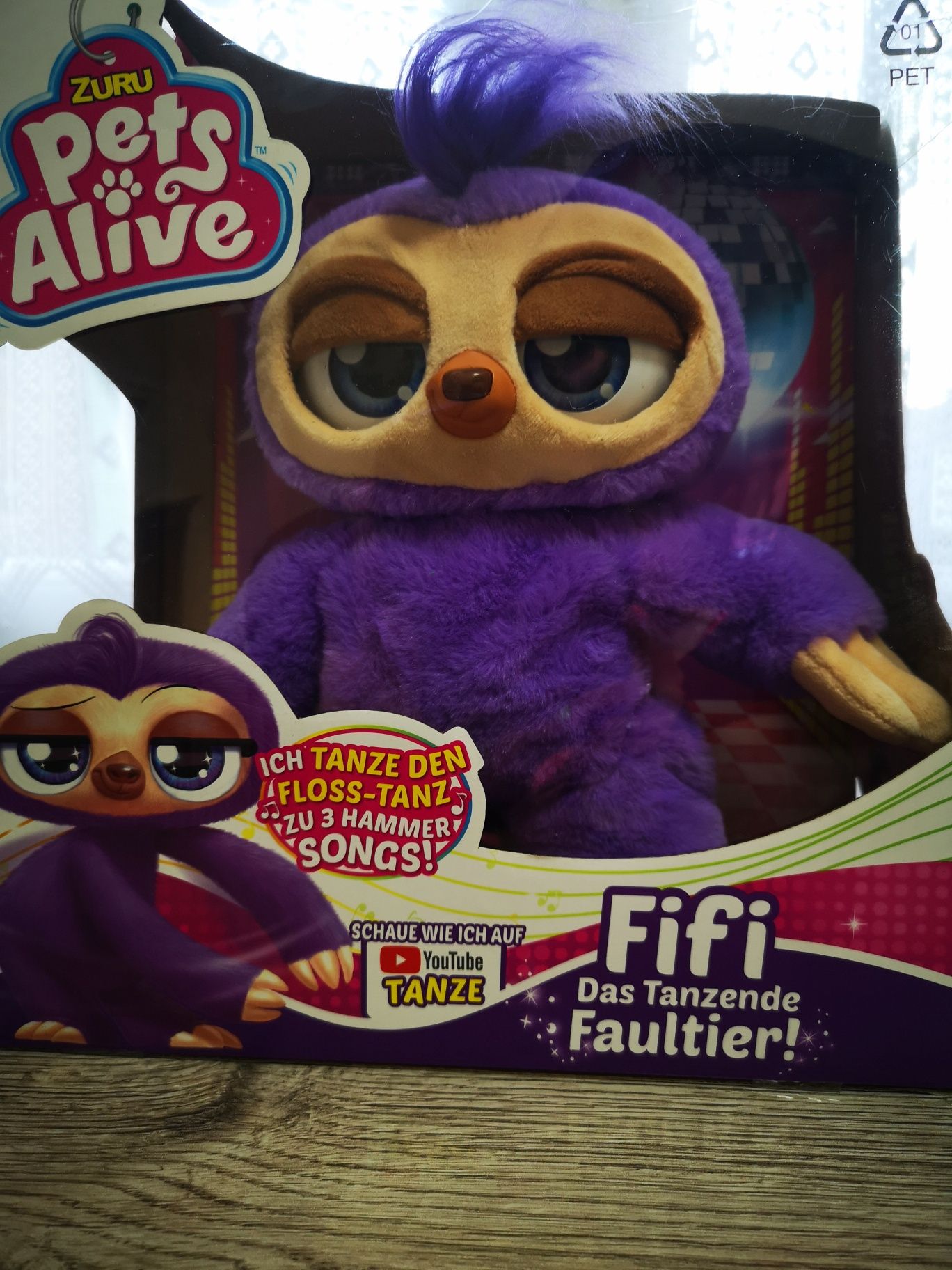 FIFI Interaktywny tańczący Leniwiec ZURU PETS MASKOTKA