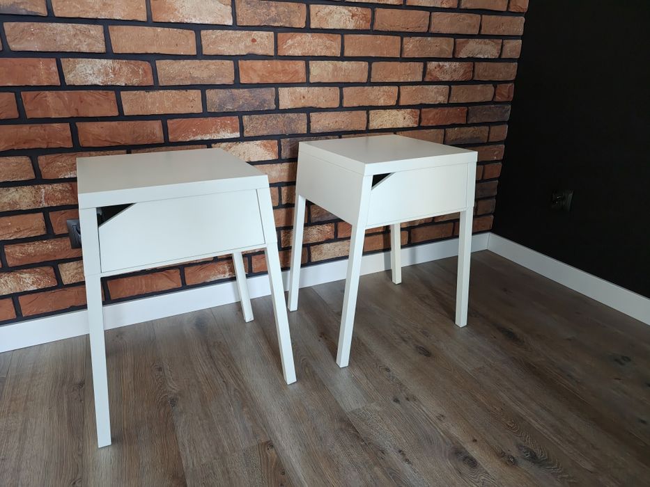 Dwie szafki nocne z szufladami