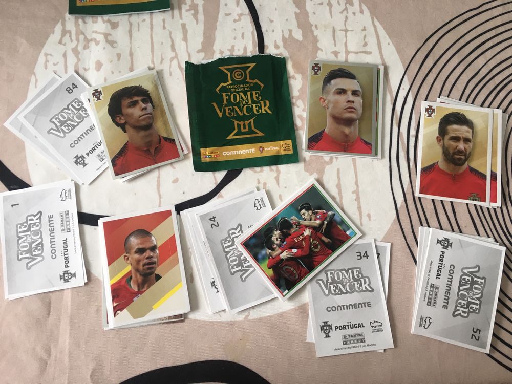Cromos Continente - Seleção Portugal - Euro 2020