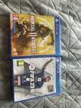 Диски на пс 4, fifa 23, mortal kombat 11