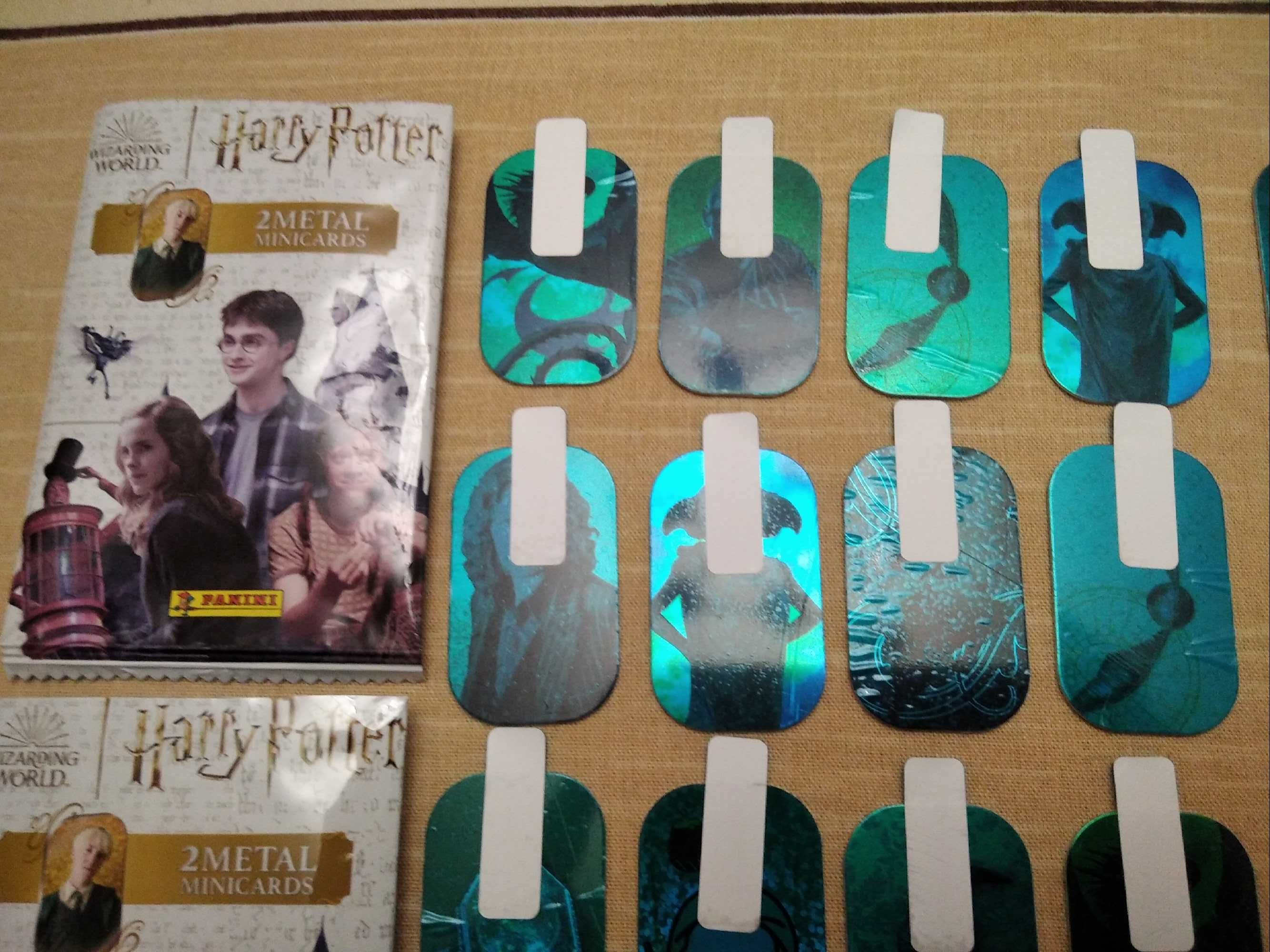 Металлические мини карточки/жетоны Panini Harry Potter metal minicards