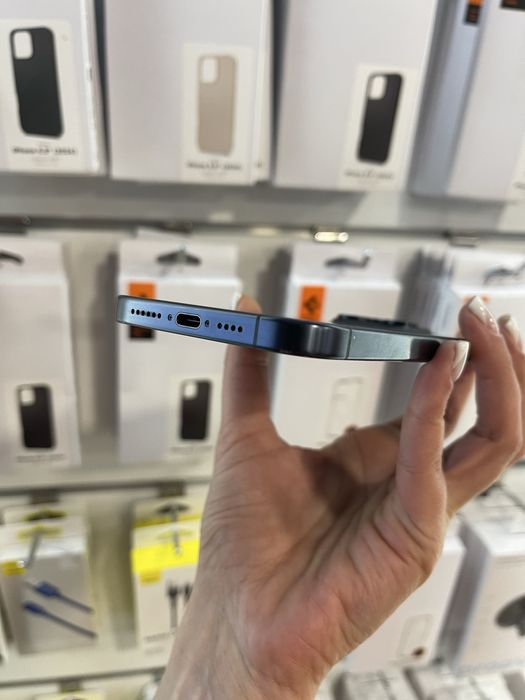 iPhone 15 Pro Max 256Gb blue titanium - АКБ 87%, стан 5