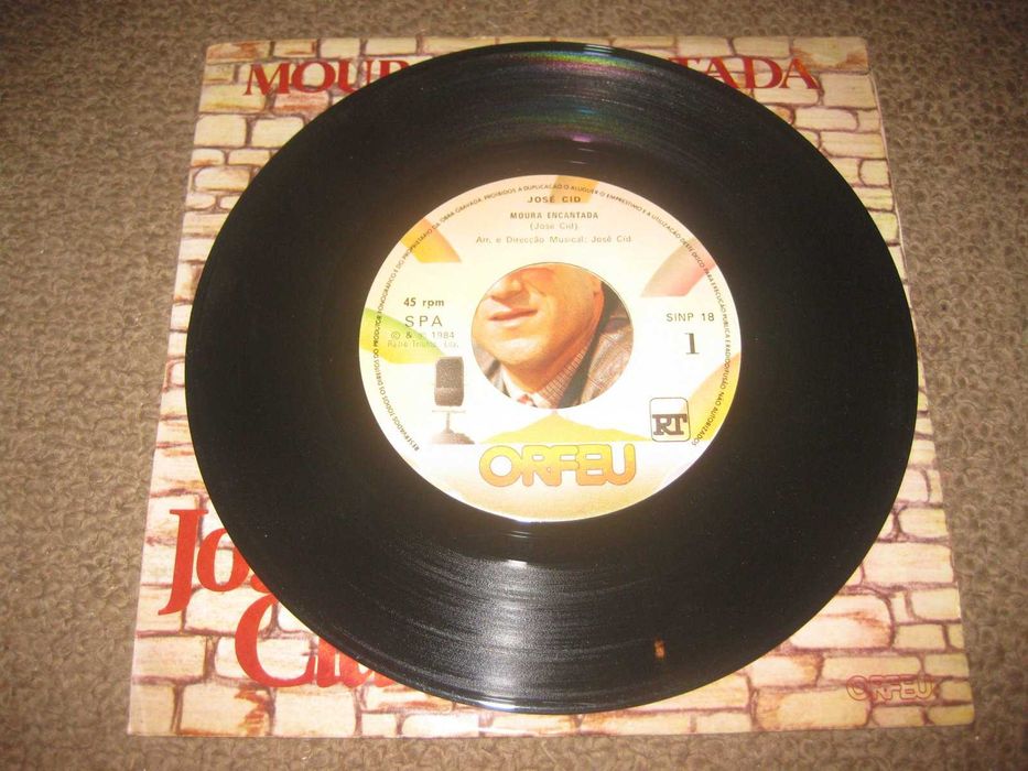 Vinil Single 45 rpm do José Cid "Moura Encantada"
