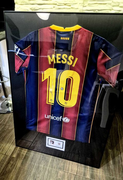 Koszulka Messi FC Barcelona 2020/21 podpis autograf certyfikat