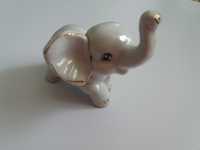ozdobny, mały słonik, z chińskiej porcelany