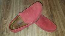 Buty BADURA EUR42 27cm Skóra* mokasyny czerwone skórzane