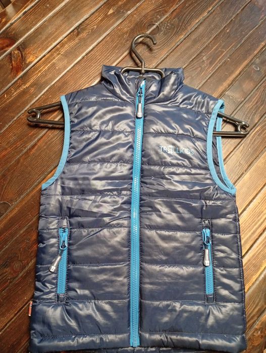 Kamizelka puchowa lekka chłopięca