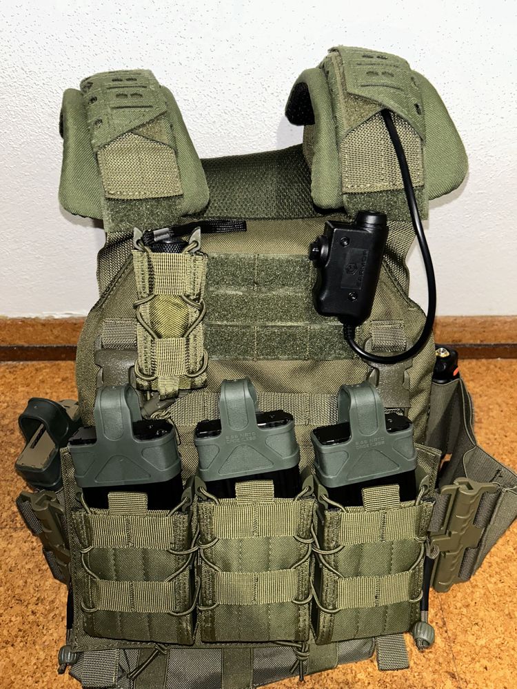 Colete tatico Airsoft com imensos extras