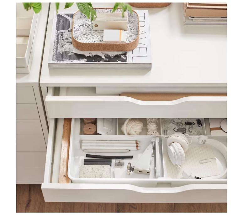 KUGGIS, wkład ikea z 6 przegródkami biały 36x53 organizer na drobiazgi