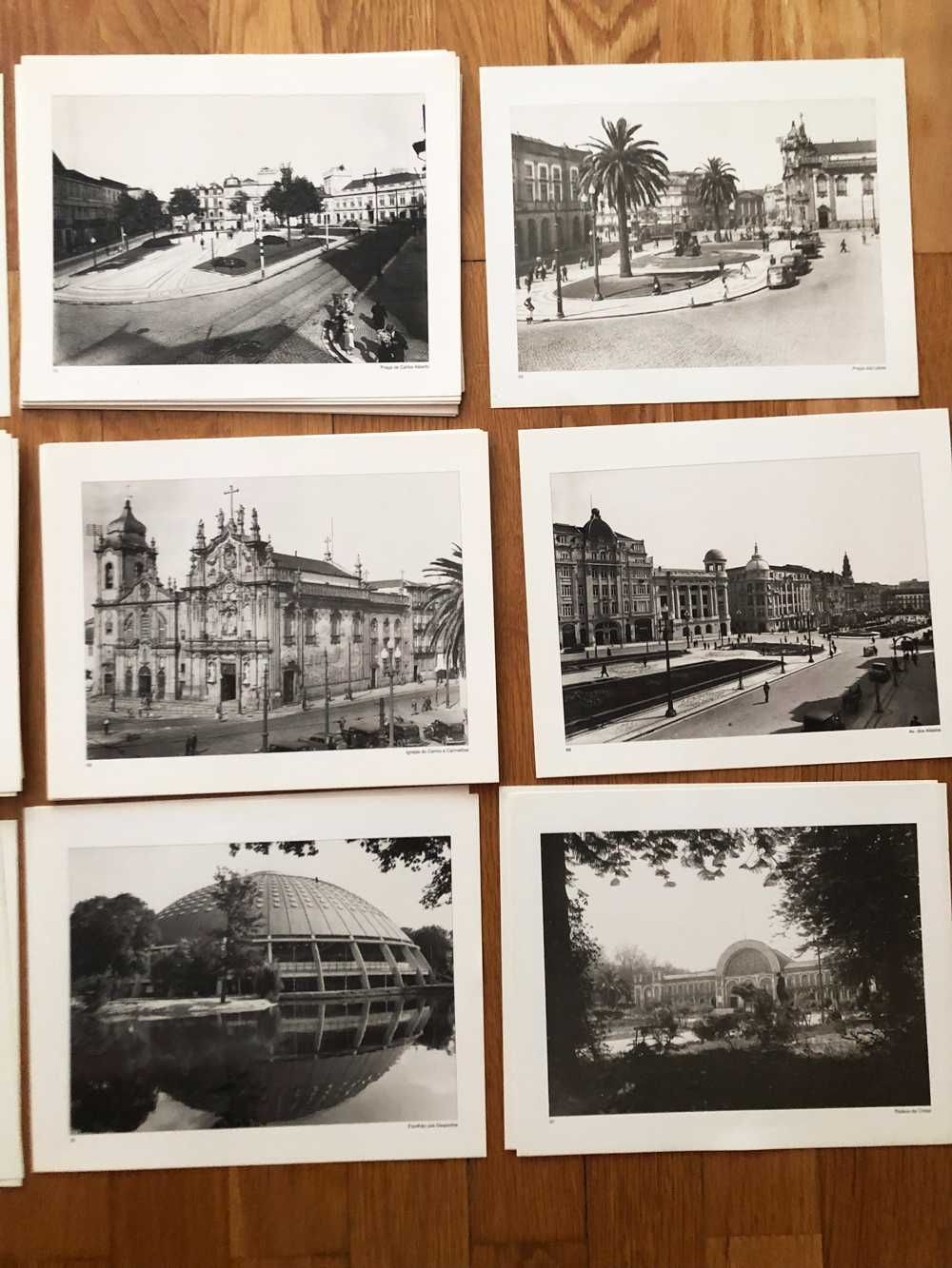 Lote de 109 ESTAMPAS ANTIGAS Cidade do Porto anos 20 30 40 Fotografia
