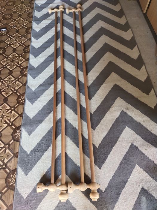 Drewniane karnisze 200 cm