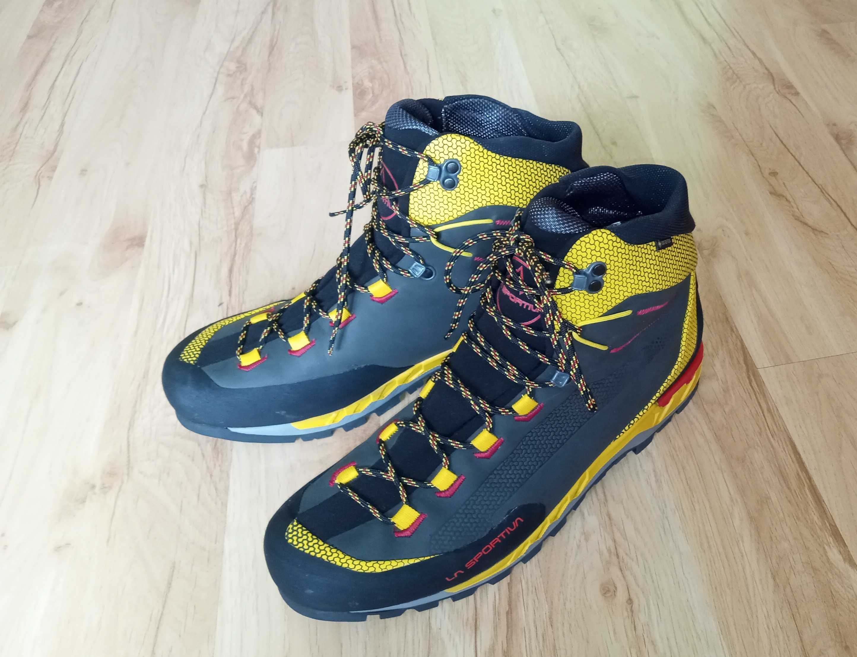 Buty wysokogórskie trekkingowe La Sportiva GTX, r.48, do raków, VIBRAM