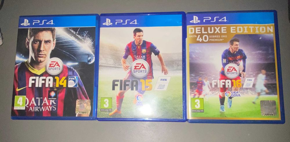 Jogos FIFA PS4 à venda – 5€ cada ou todos por 25€!