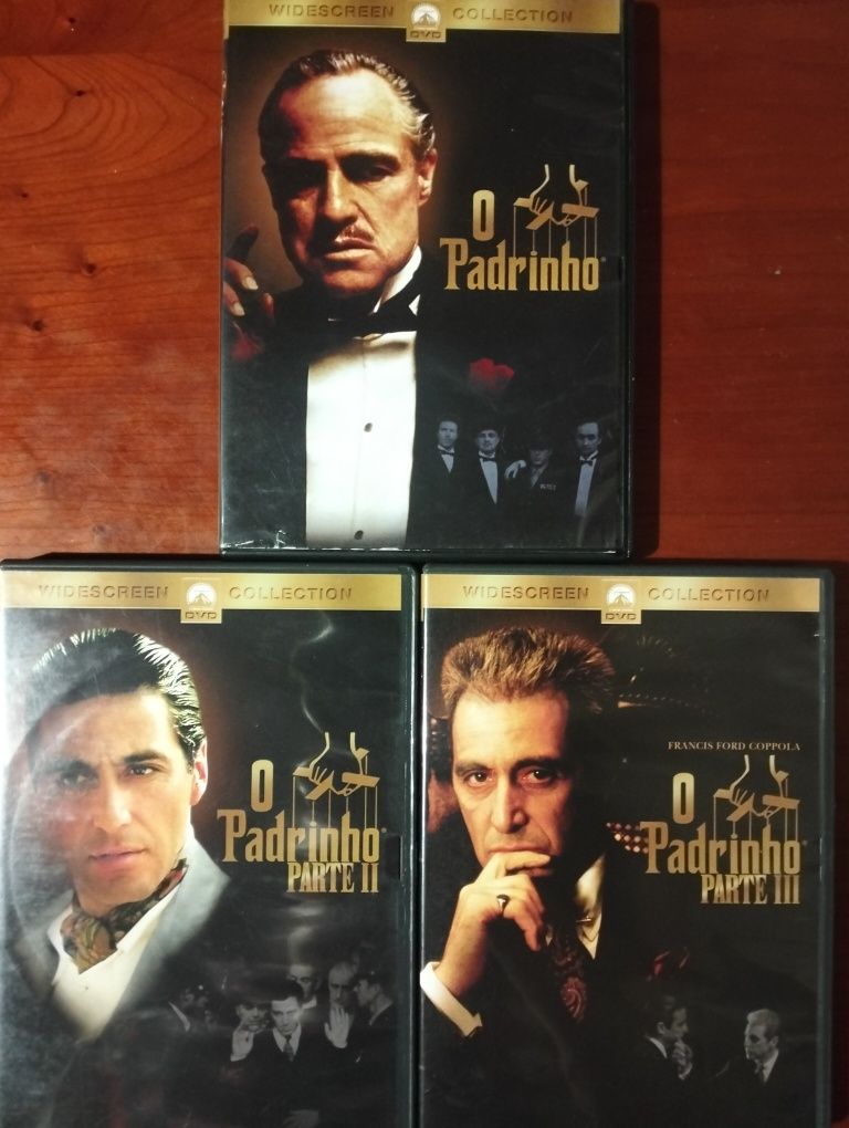 Pack 3 DVD'S Trilogia O Padrinho