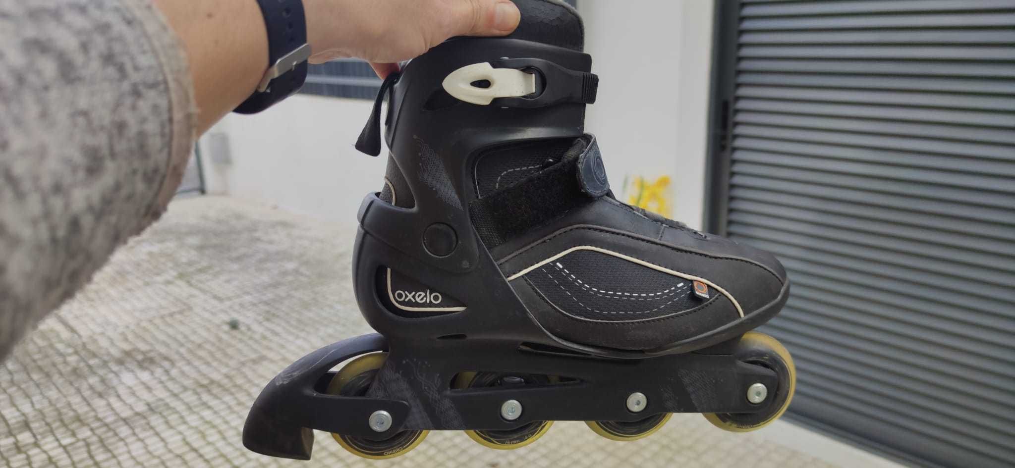 Patins em Linha OXELO T41 + Proteções