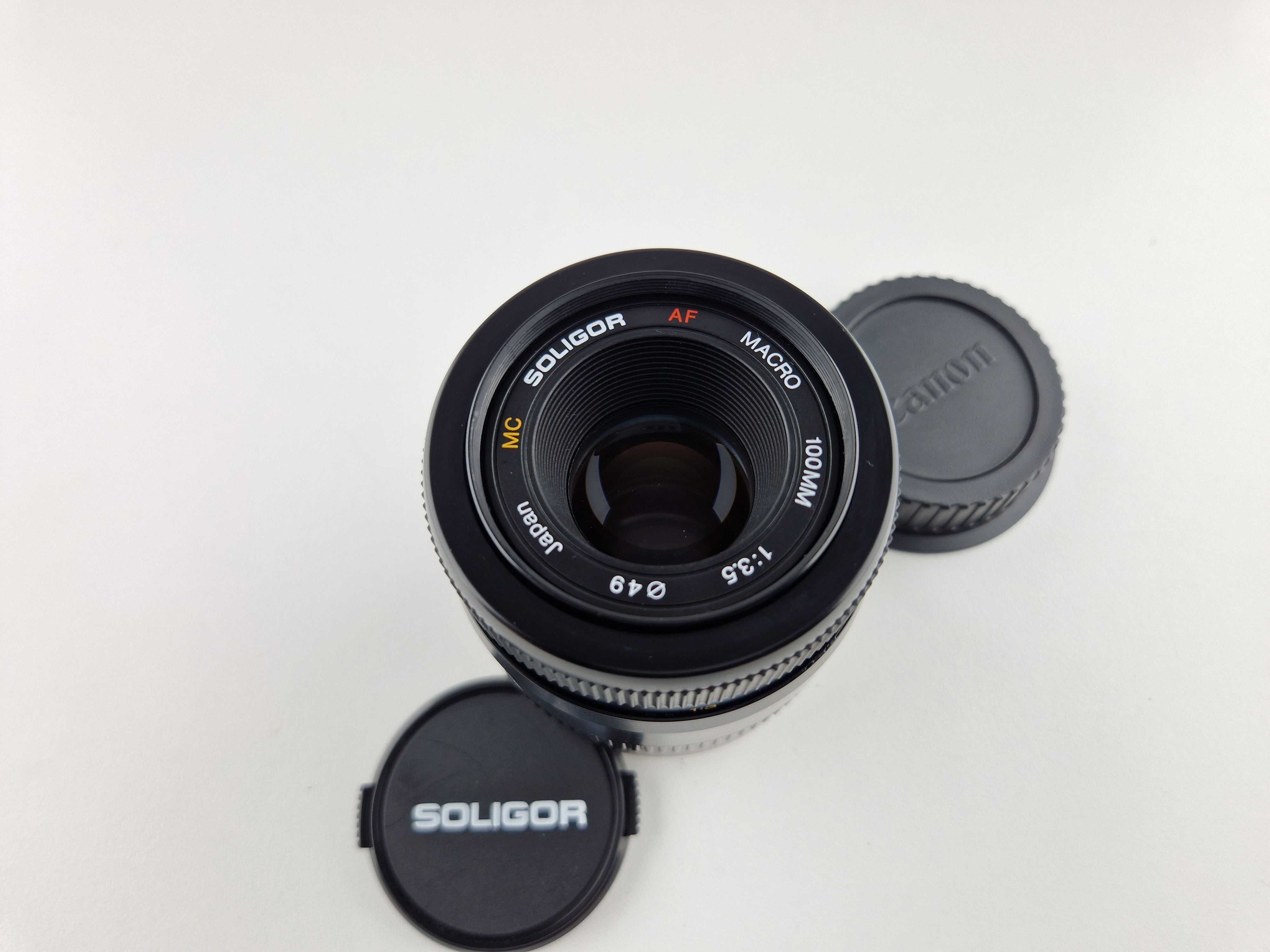 .Obiektyw Soligor 100mm 1:3.5 Macro AF MC do Canona - jak nowy!