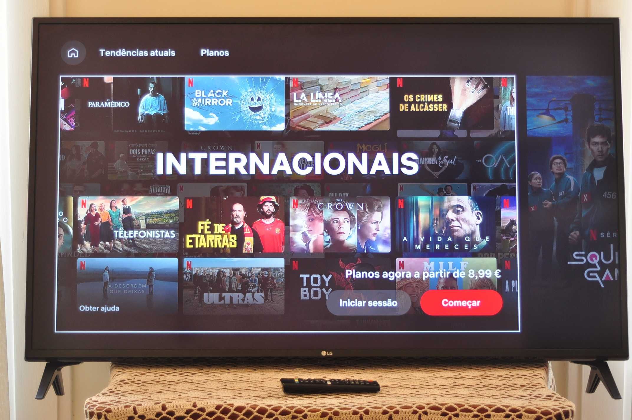 Smart Tv 4K Ultra HD WiFi LG 49 polegadas como nova