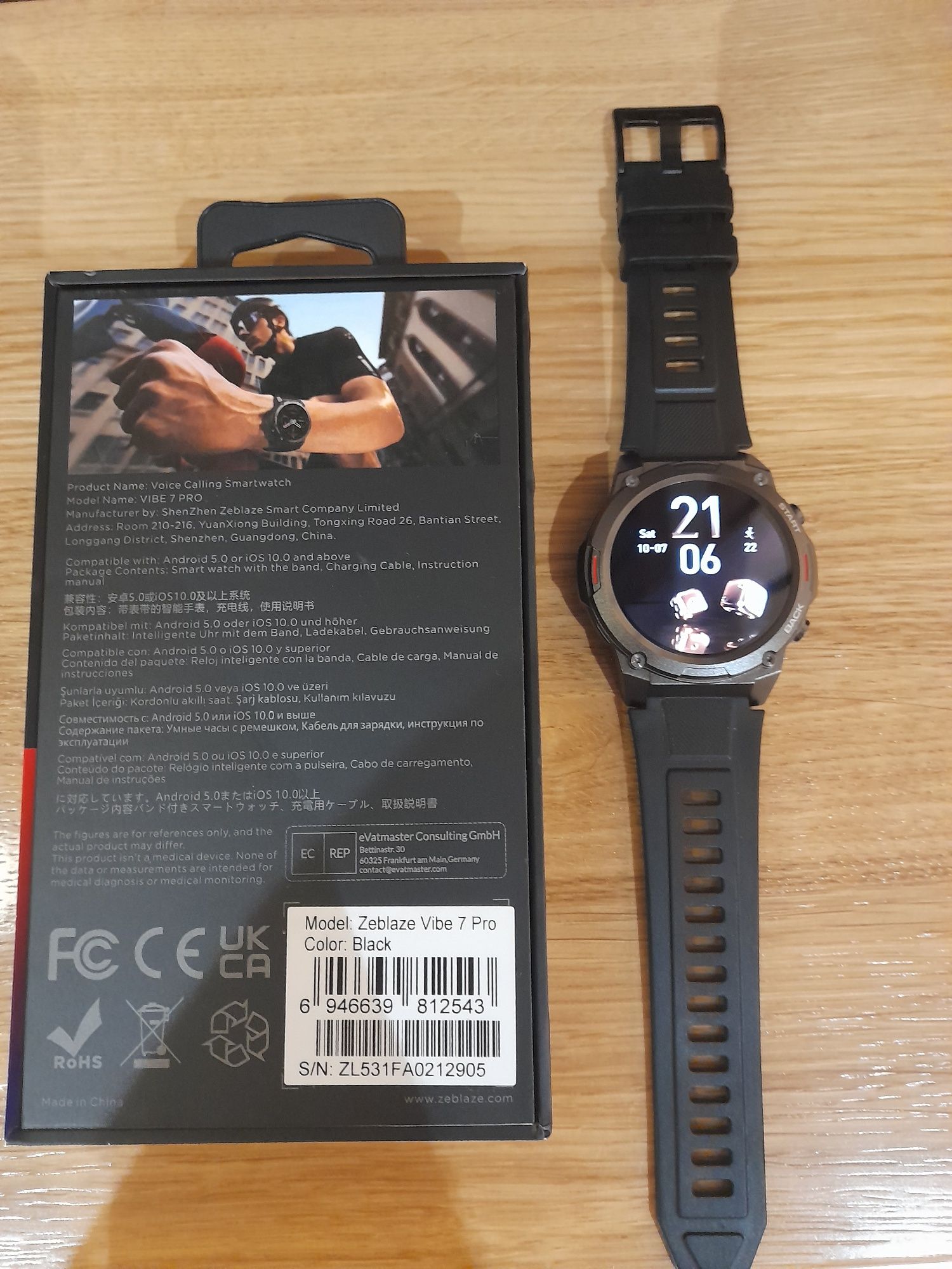 Smartwatch Zeblaze Vibe 7 Pro nówka