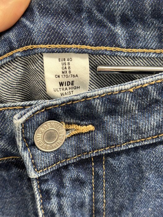 Широкі джинси H&M 40р