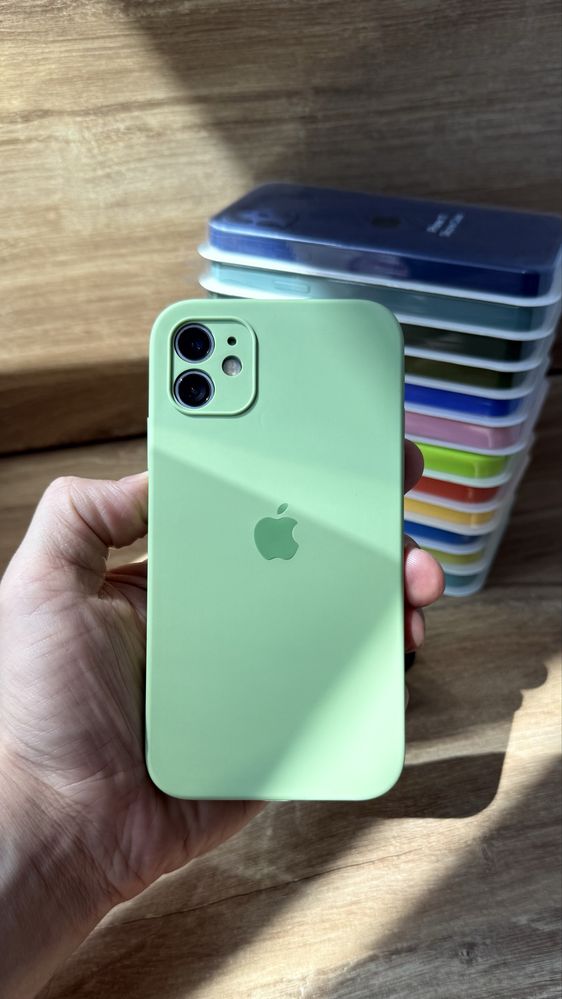 Чохол iPhone 11 та інші, чехол Айфон про макс квадратний борт