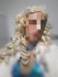 Peruca loira longa