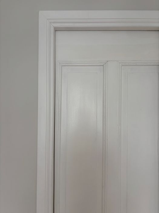 Drzwi przesuwne drewniane z zabytkowej kamienicy + system – 220x70 cm