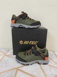 Hi tec yomp obuwie hikingowe dziecięce zielone khaki buty 31