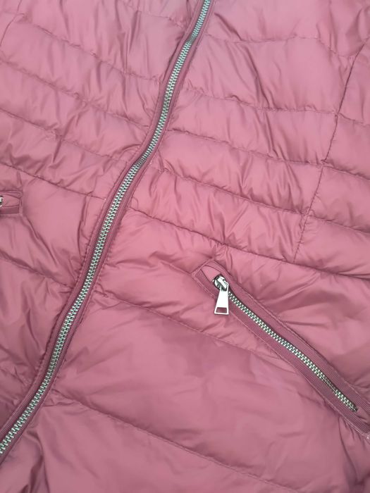 Kurtka Massimo Dutti puchowa puch naturaly S bordo