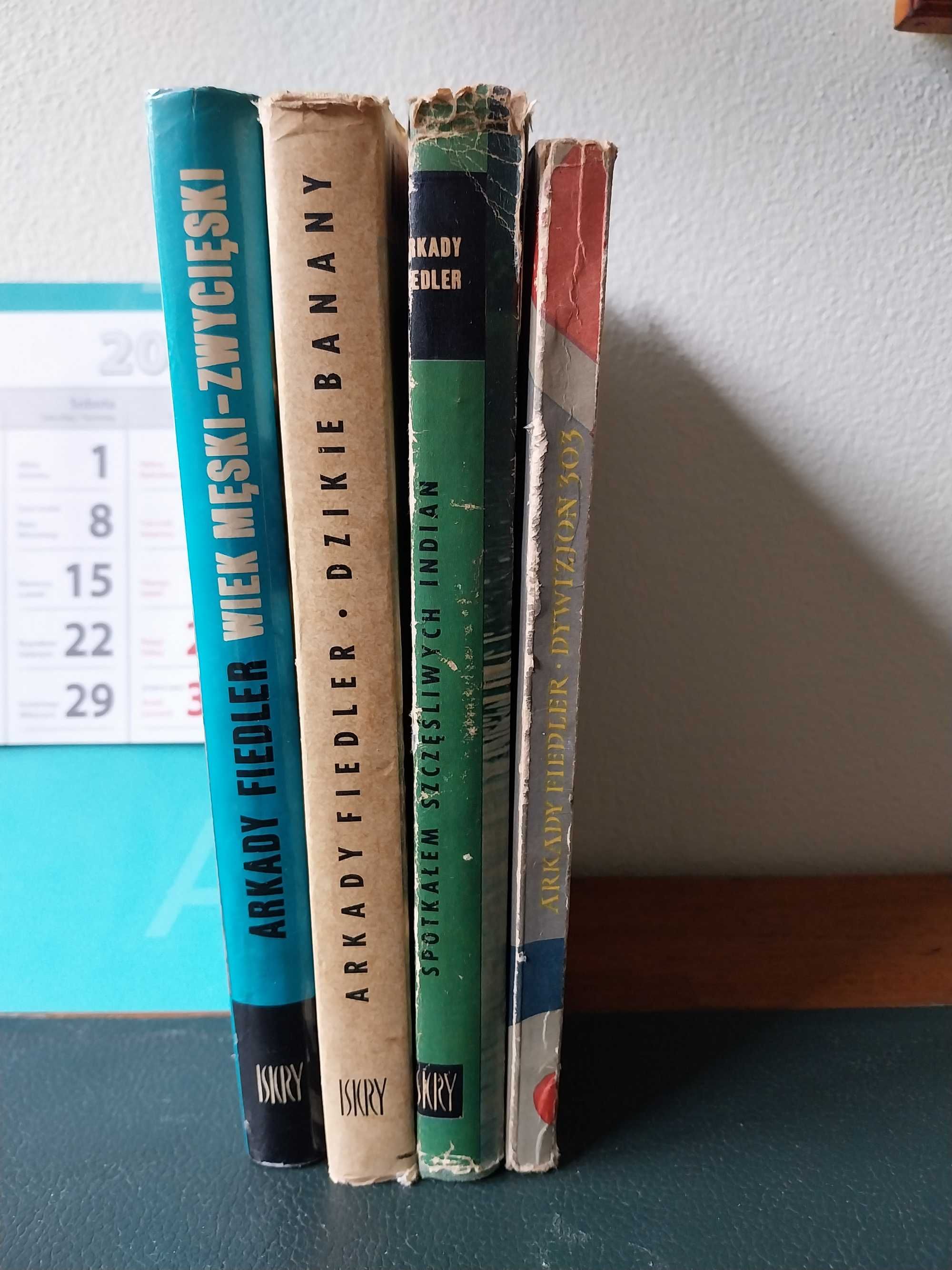 Alfred Szklarski, Przygody Tomka, 4 tomy+ Arkady Fiedler, 4 książki