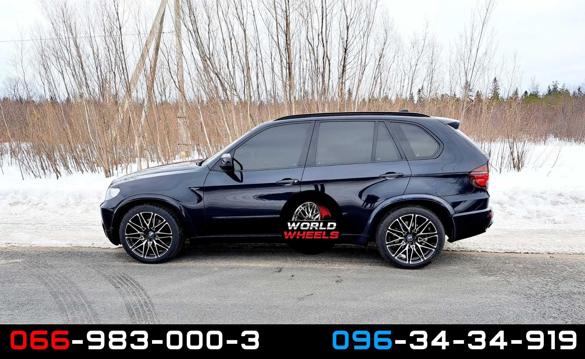 Диски R20 R21 5x120 BMW X5 X6 E70 F15 E71 F16 818 стиль різноширокі