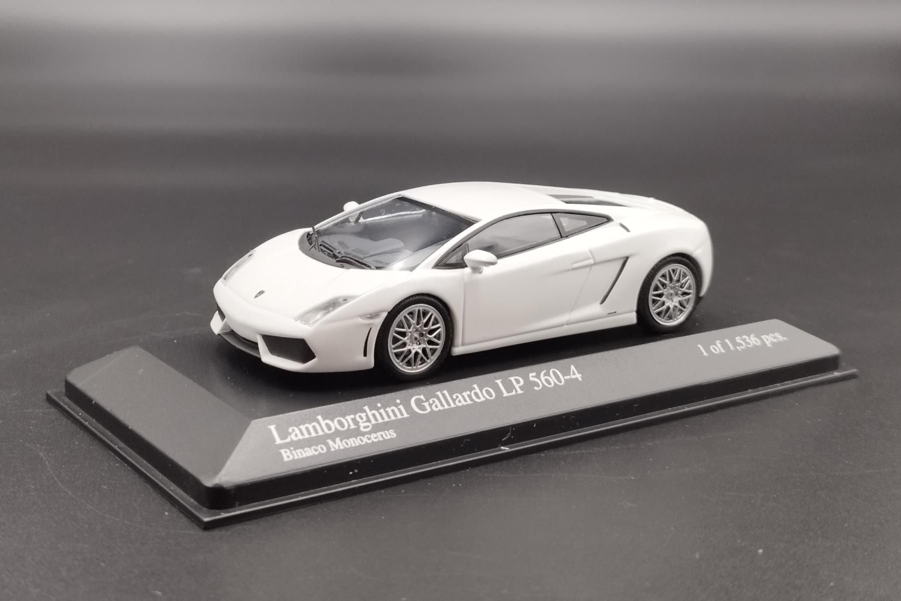1:43 Lamborghini Gallardo White Minichamps