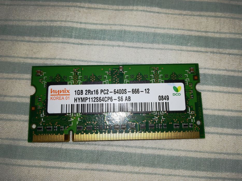 Memória RAM 1Gb DDR2