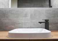 Bateria umywalkowa łazienkowa stojąca kran kwadrat Yoka Home gwarancja