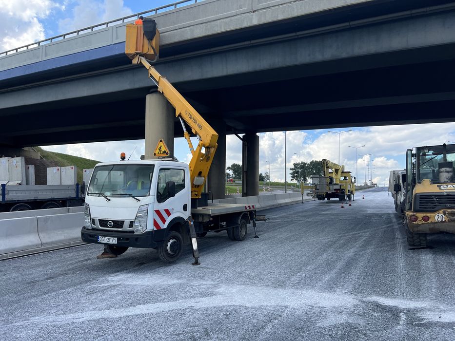 Wynajem podnośnik koszowy zwyżka przyłącza elektryczne Opoke i okolice