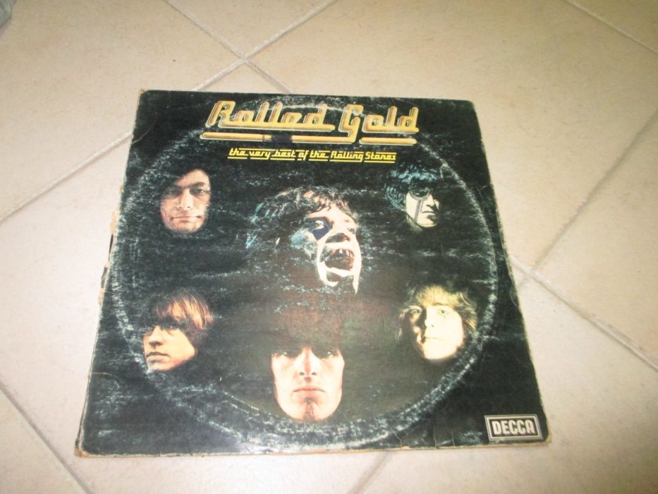 Disco LP vinil Rock Rolling Stones Rolled Gold