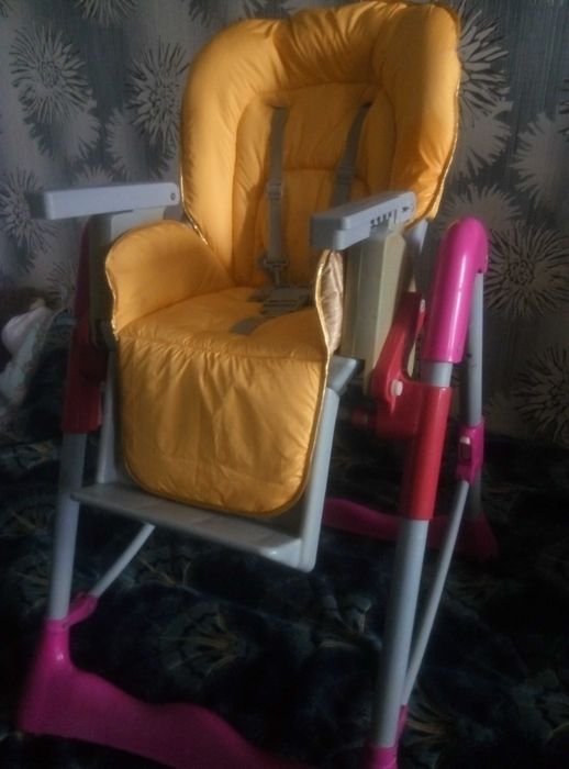 Стульчик кресло для кормления 4+ с новым чехлом Bambi
