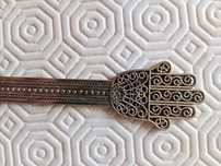 17.5cm, Mão Fátima marcador páginas livro. Marrocos