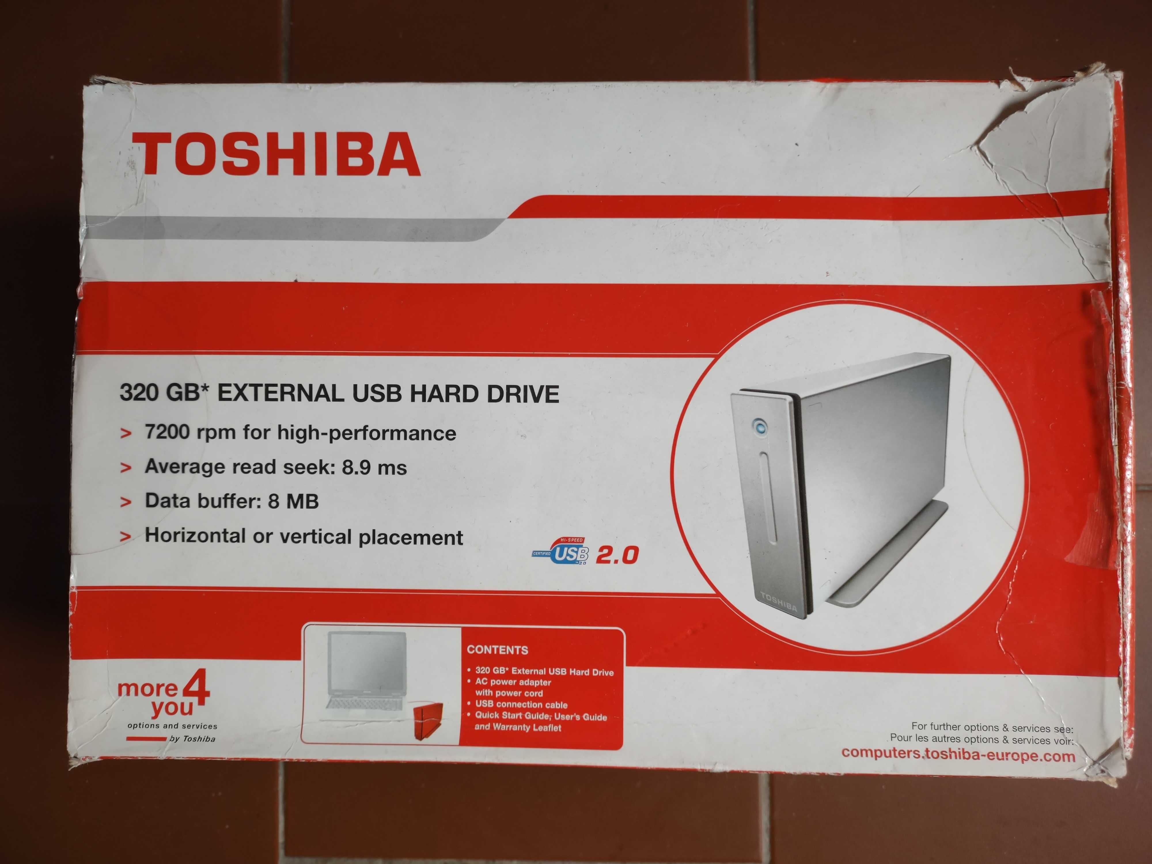 Disco Rigido externo Toshiba 320 gb