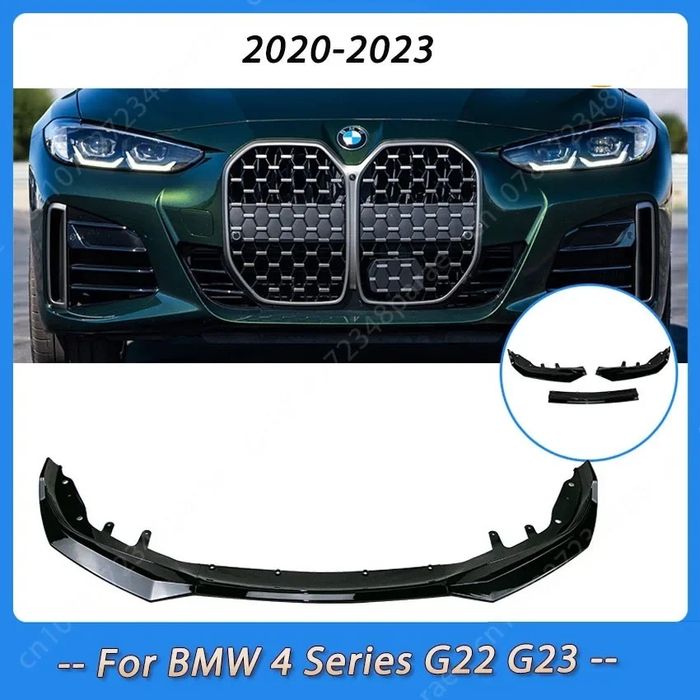 Сплиттер бампера BMW G22 MP диффузор спойлер зеркала пороги сплiтер