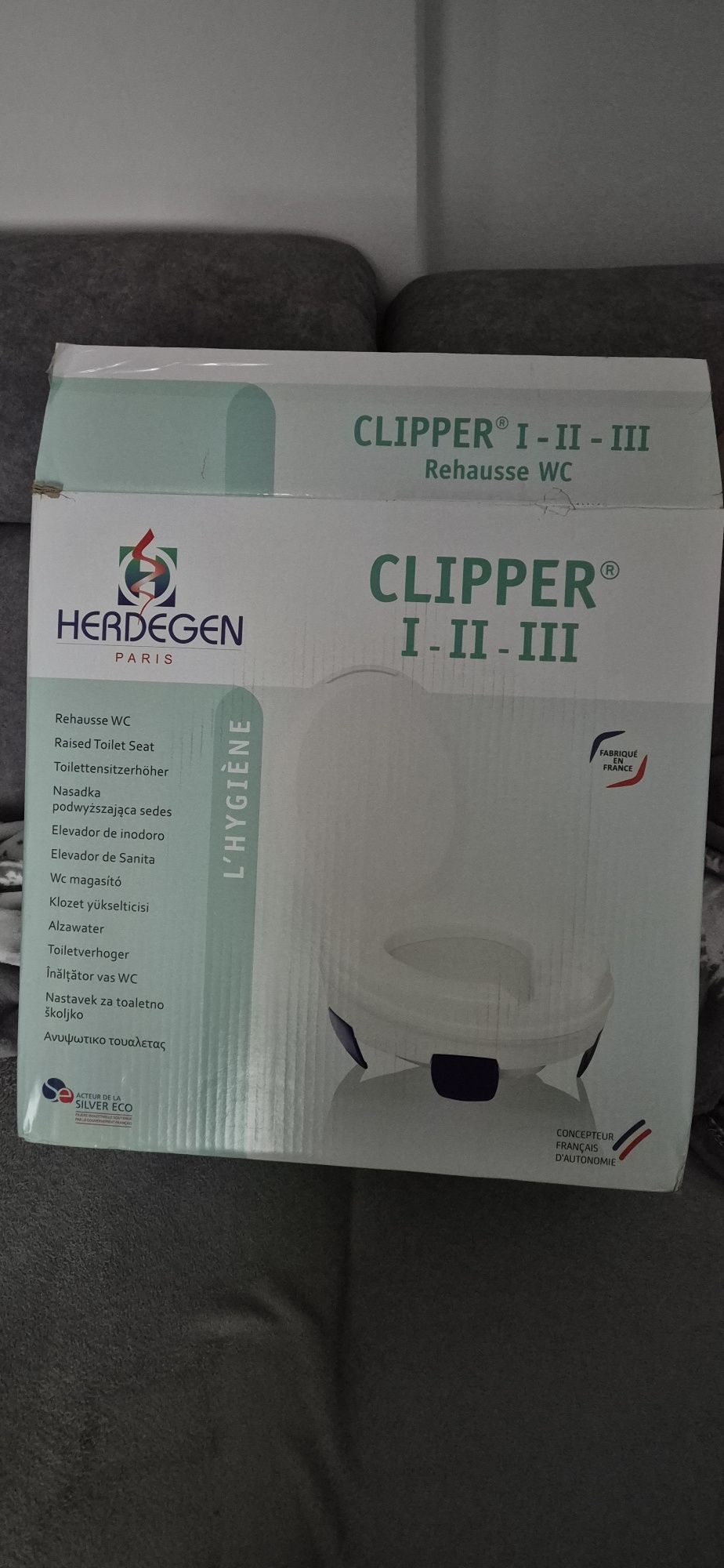 Nasadka podwyszajaca  wc clipper  lll