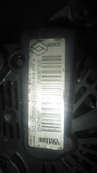 ALTERNATOR Renault trafic opel vivaro nissan 2.0 DCI 11R. M9R786