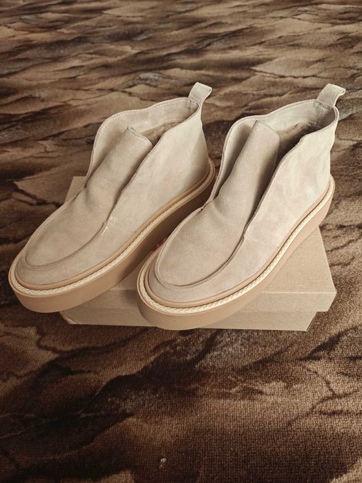 Зимние лоферы на меху, угги, ботинки, дезерты, б/у