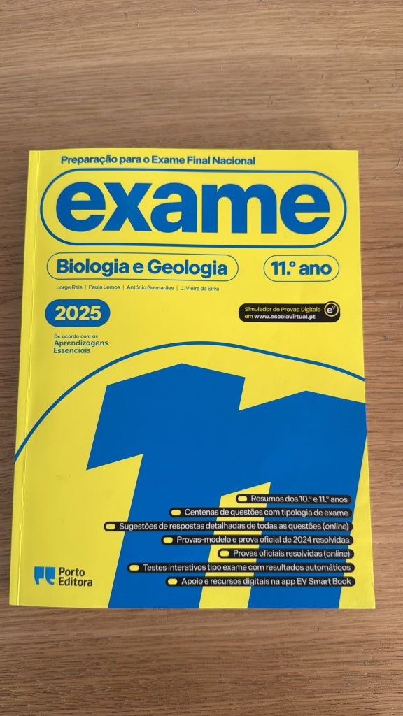 Livro Exames Biologia e Geologia 11° ano