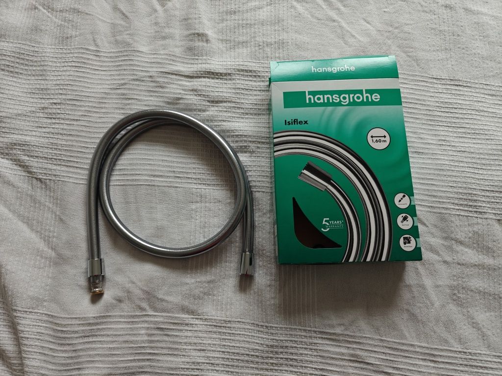 Wąż prysznicowy Hansgrohe Isiflex 1,25 m ochrona przed złamaniem chrom
