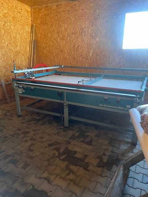 Stół do Sitodruku na szkle lub innych materiał. Bochonow Siri 5000 Pro