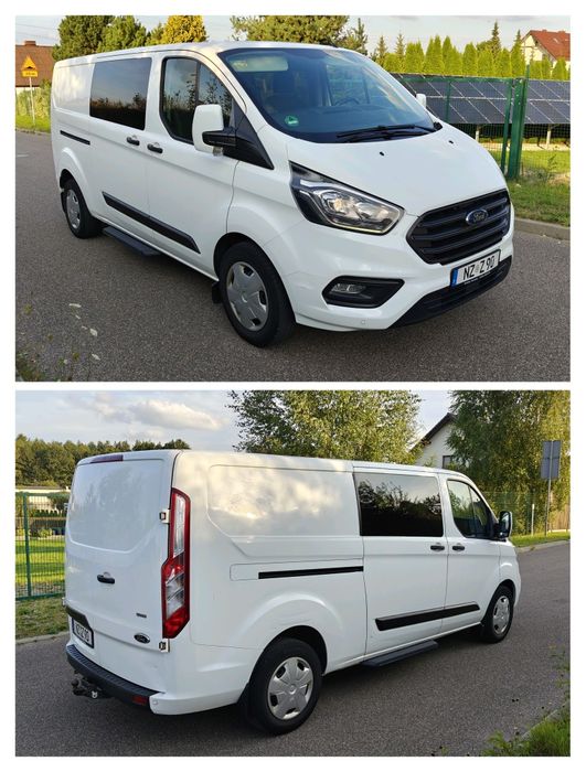 Ford Transit custom L2 H1, brygadówka, 5-osobowy, 2.0 TDCi, 130 KM, HA