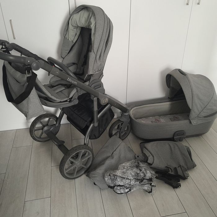 Wózek Wielofunkcyjny 2 W 1 BLOOM GREY DOTS ROAN